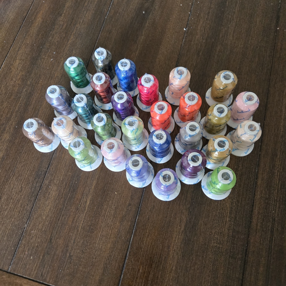 Embroidery Thread Lot Of 28 New